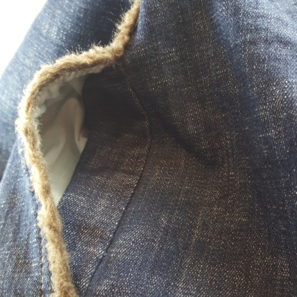 Denim Outer Vest Faux Fur Denver Hayes (L) - Picture 6 of 10